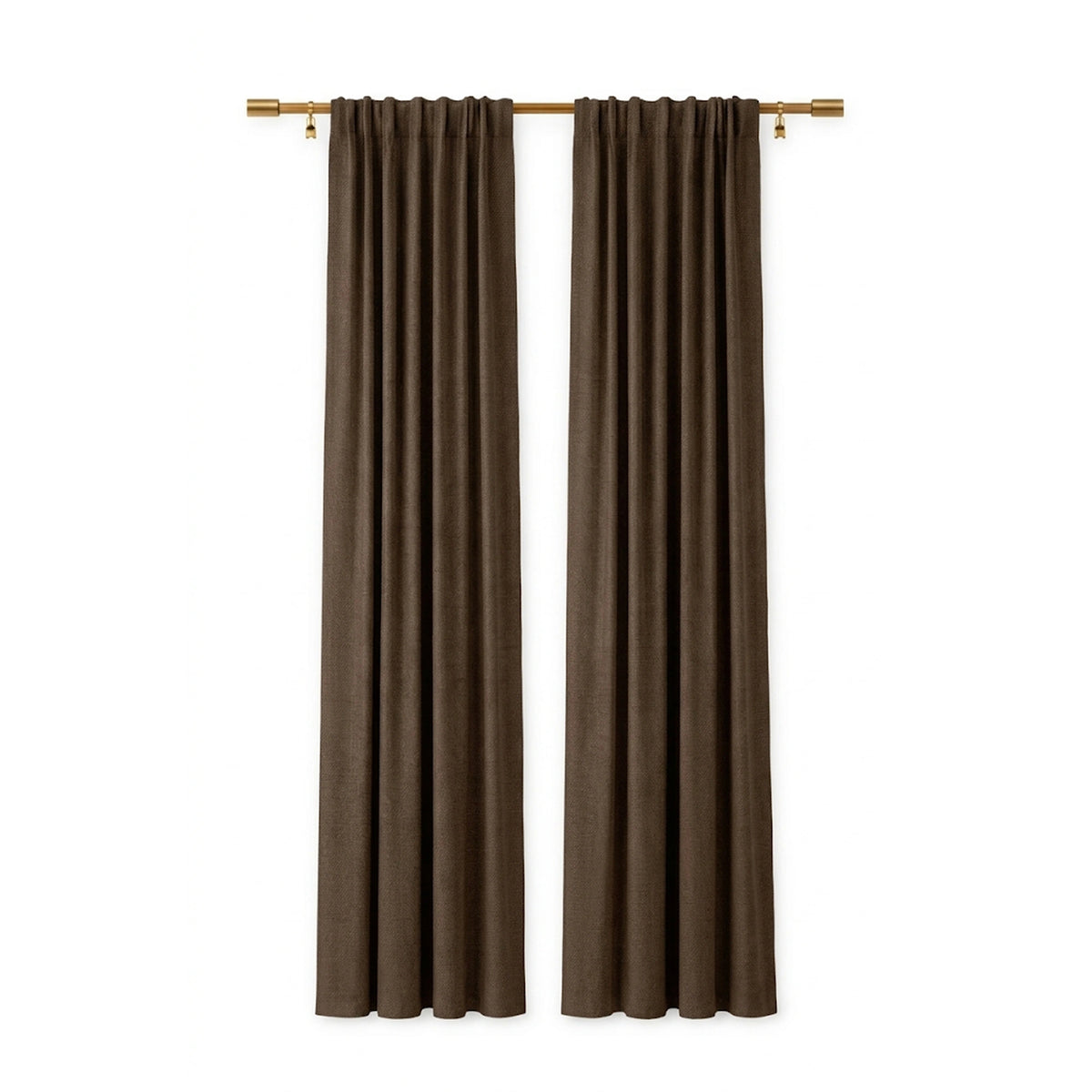 Mushroom Luxury Plush Drape - view 2