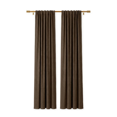 Mushroom Luxury Plush Drape - Secondary image