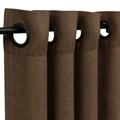 Mushroom Luxury Plush Drape - alternate view