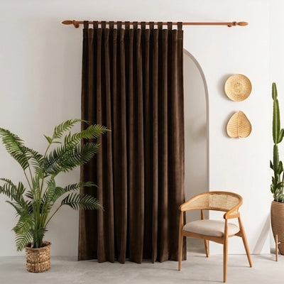 Mushroom Luxury Plush Drape - Primary image