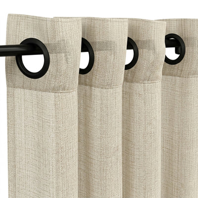Custom Natural Softlight Curtain - alternate view