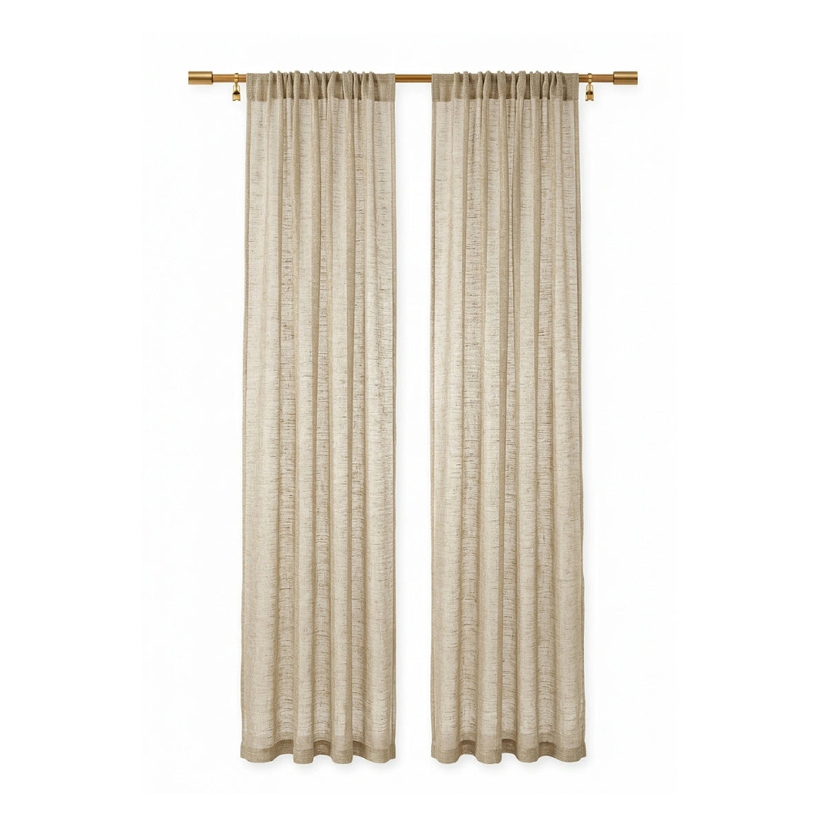 Custom Natural Softlight Curtain - view 2