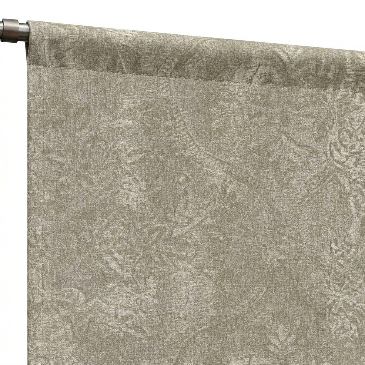 Oat Grandiose Cotton Blend Curtain - view 6