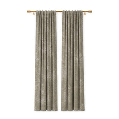 Oat Grandiose Cotton Blend Curtain - alternate view