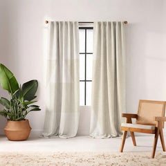 Oat Picasso Jacquard Curtain