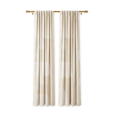 Oat Picasso Jacquard Curtain - Secondary image