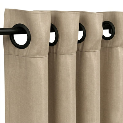 Oatmeal Luxury Plush Drape - alternate view