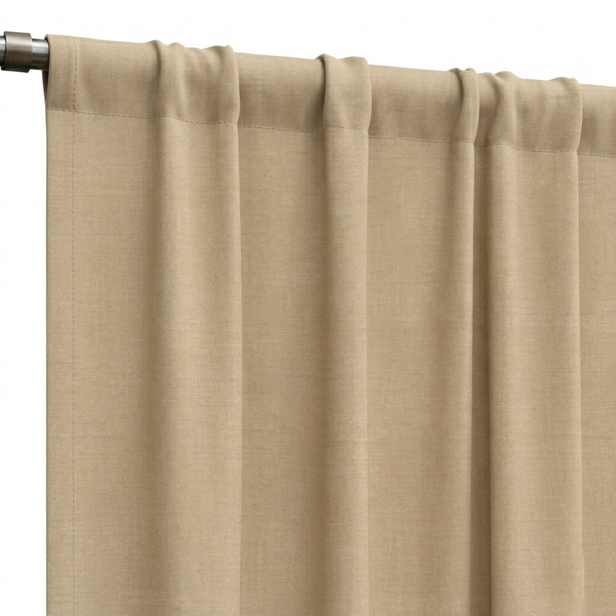 Oatmeal Luxury Plush Drape - view 6