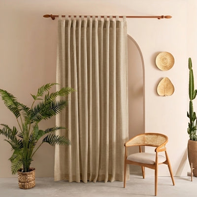Oatmeal Luxury Plush Drape - Primary image