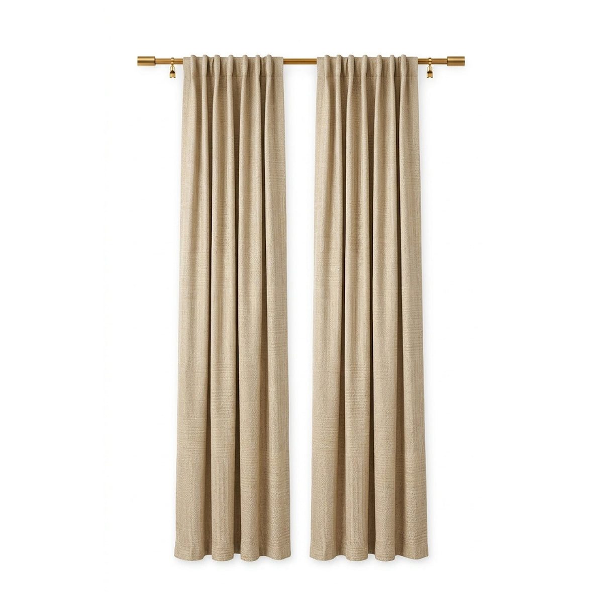 Pixel Otter Textured Curtain - view 2