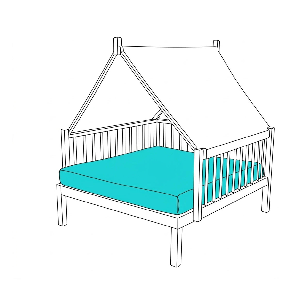 Custom Outdoor Pet Beds - Image 1 | ZIPCushions