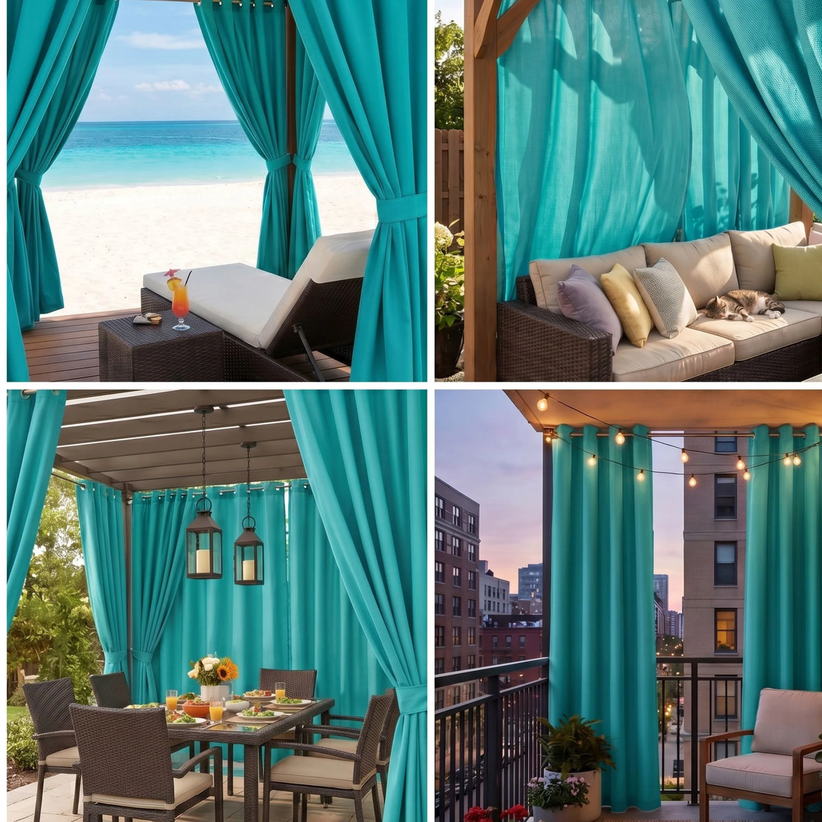 Custom Drapes Made to Order – Any Size | Indoor & Outdoor Fabrics - view 3