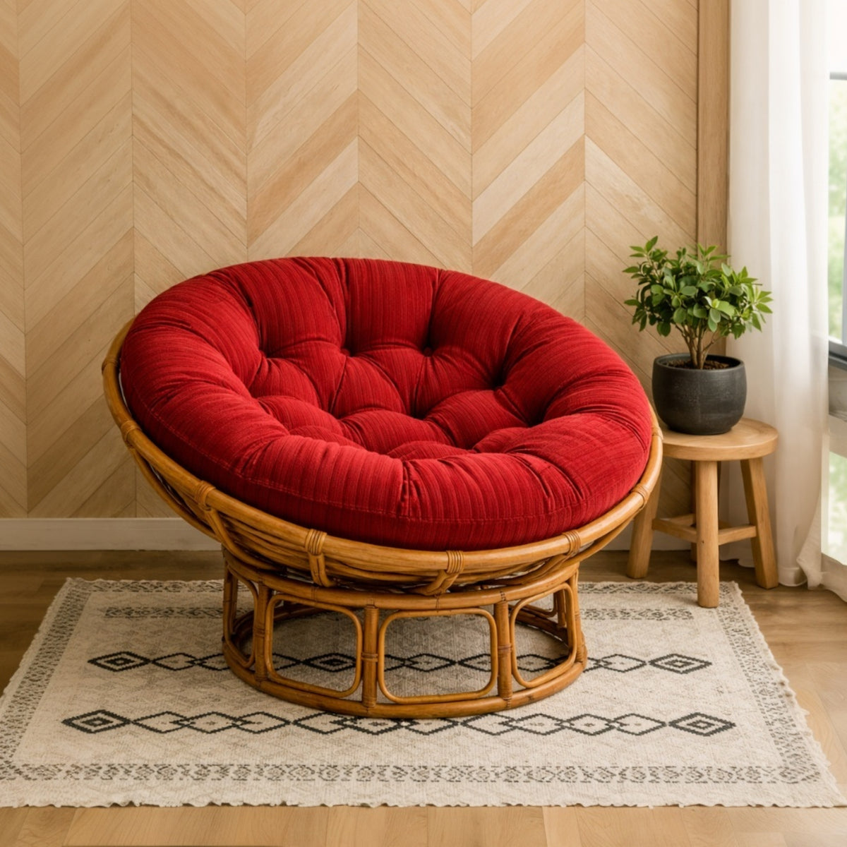 Custom Papasan Chair Cushions