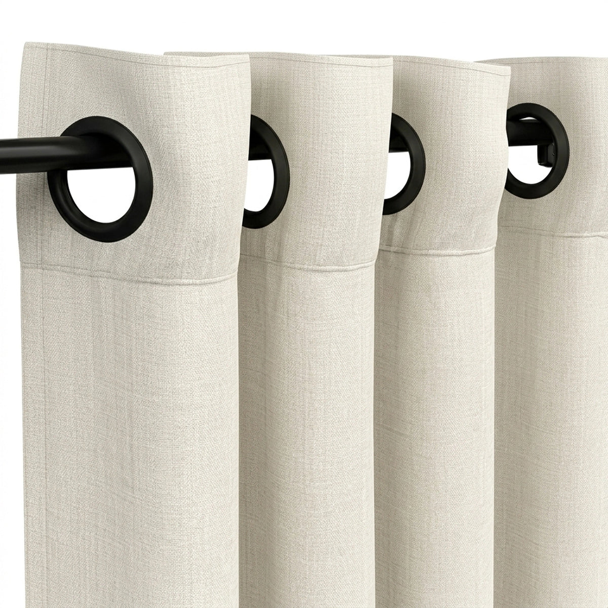 Custom Pearl Greenscape Sheer Curtain - view 4
