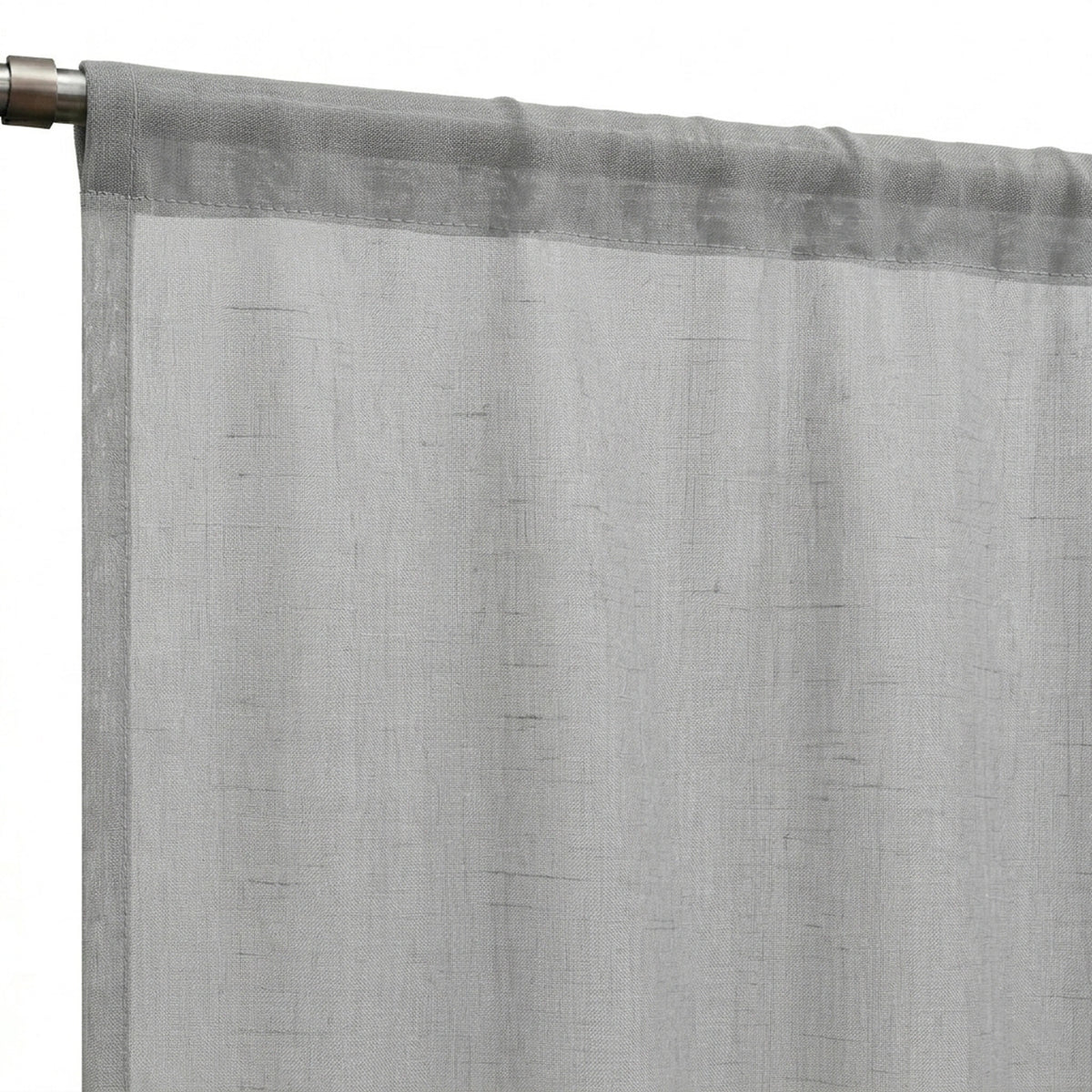 Custom Platinum Absolute Sheer Curtain - view 6