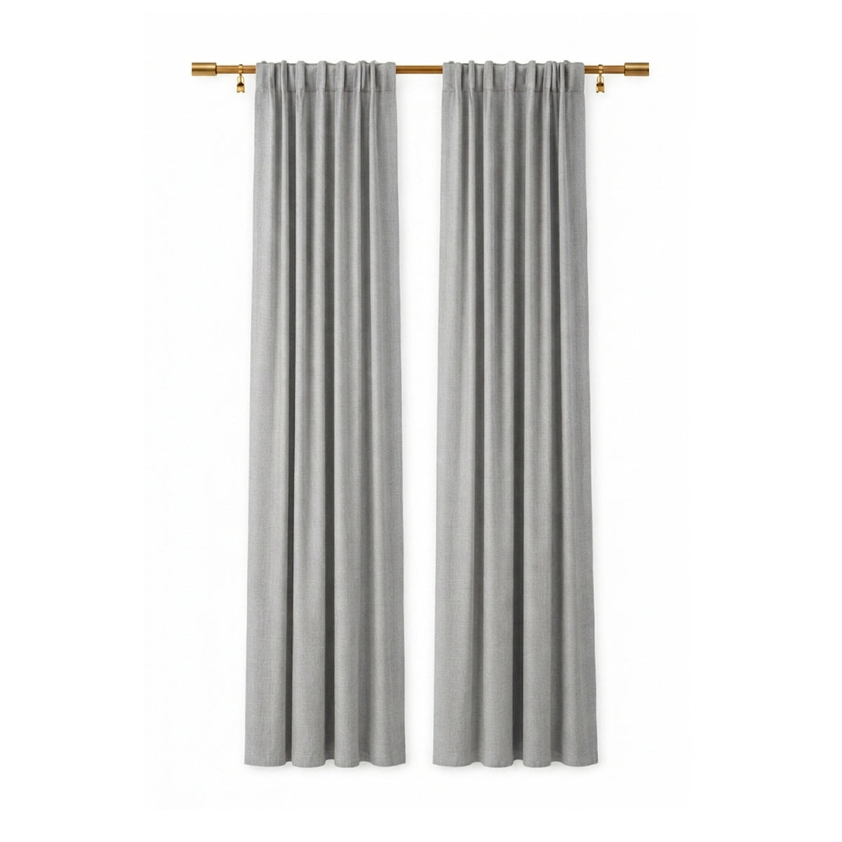 Custom Platinum Absolute Sheer Curtain - view 2