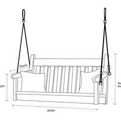 Custom Outdoor Porch Swing Covers