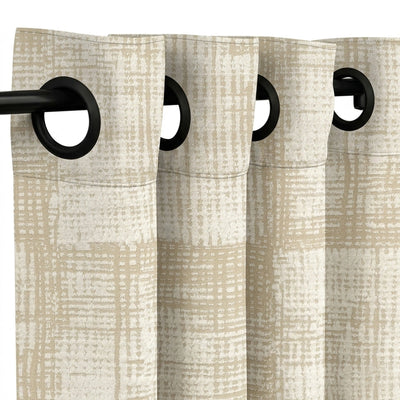 Pixel Putty Textured Curtain - alternate view
