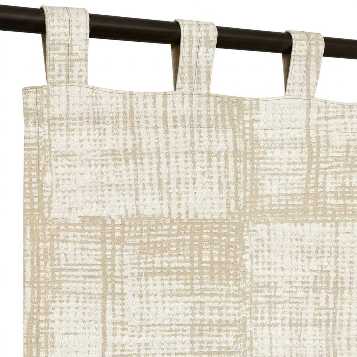 Pixel Putty Textured Curtain - view 5