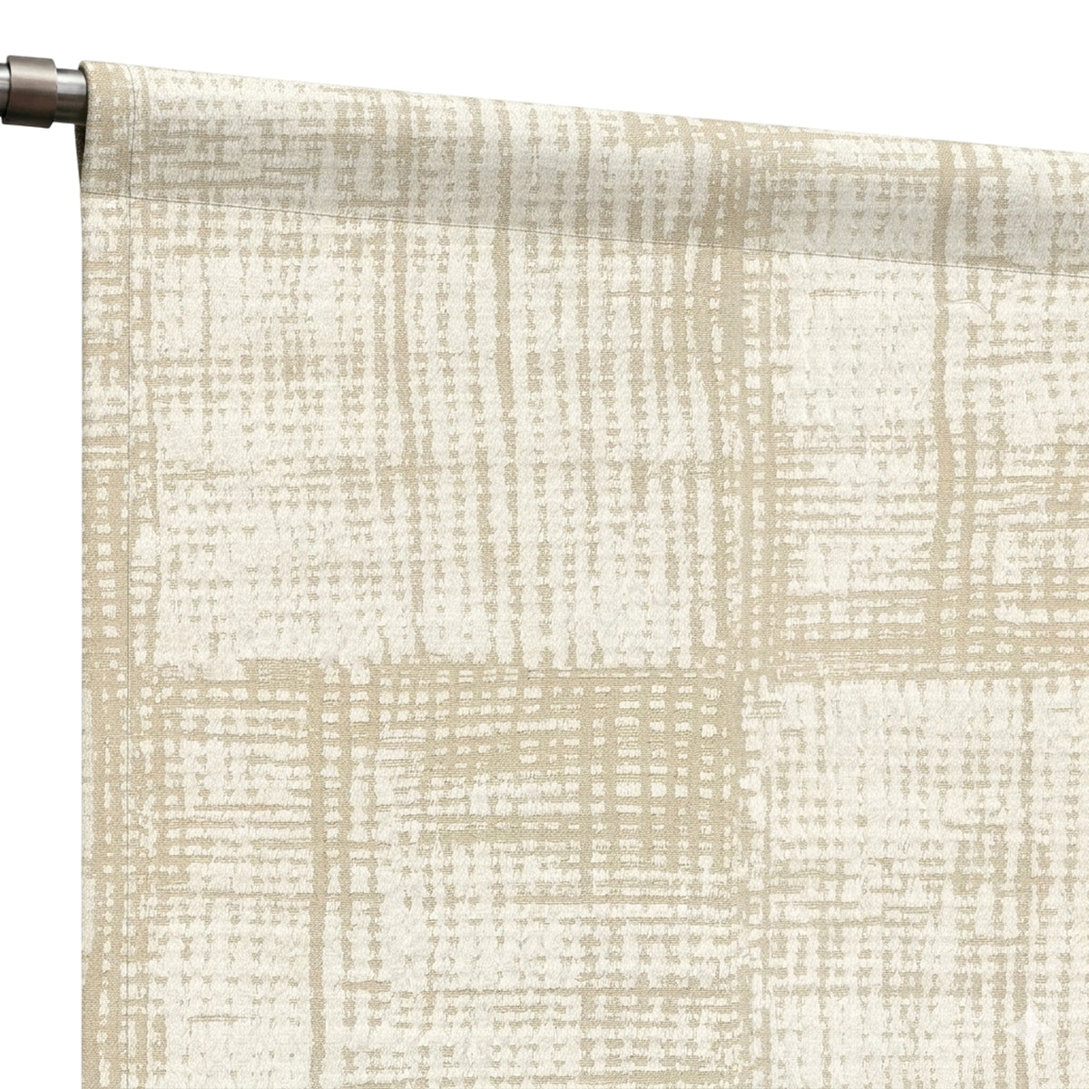 Pixel Putty Textured Curtain - view 6
