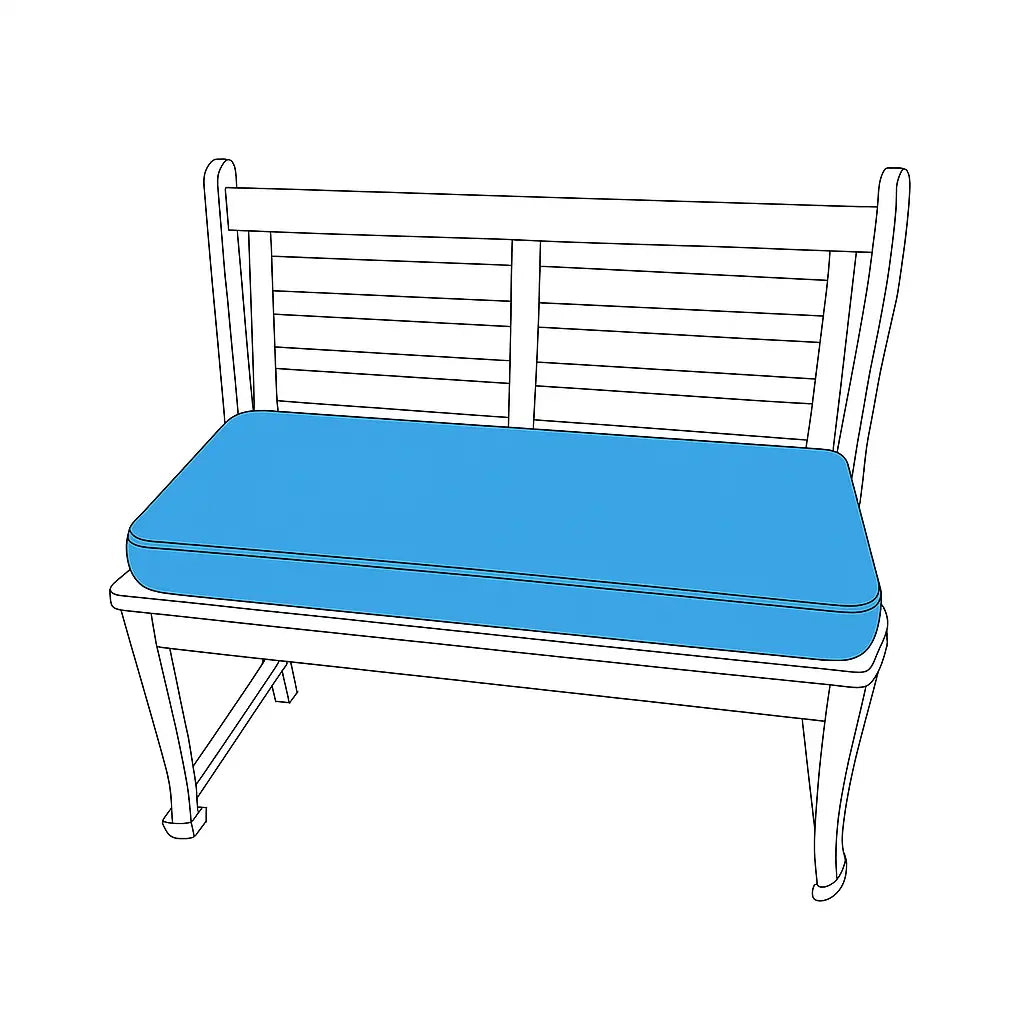 Rectangle Banquette / Bench Cushions |  ZIPCushions