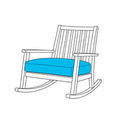 Custom Outdoor Rocking Chair Cushion