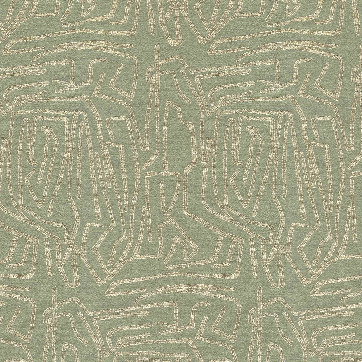 Sage Lineart Jacquard Curtain - view 3