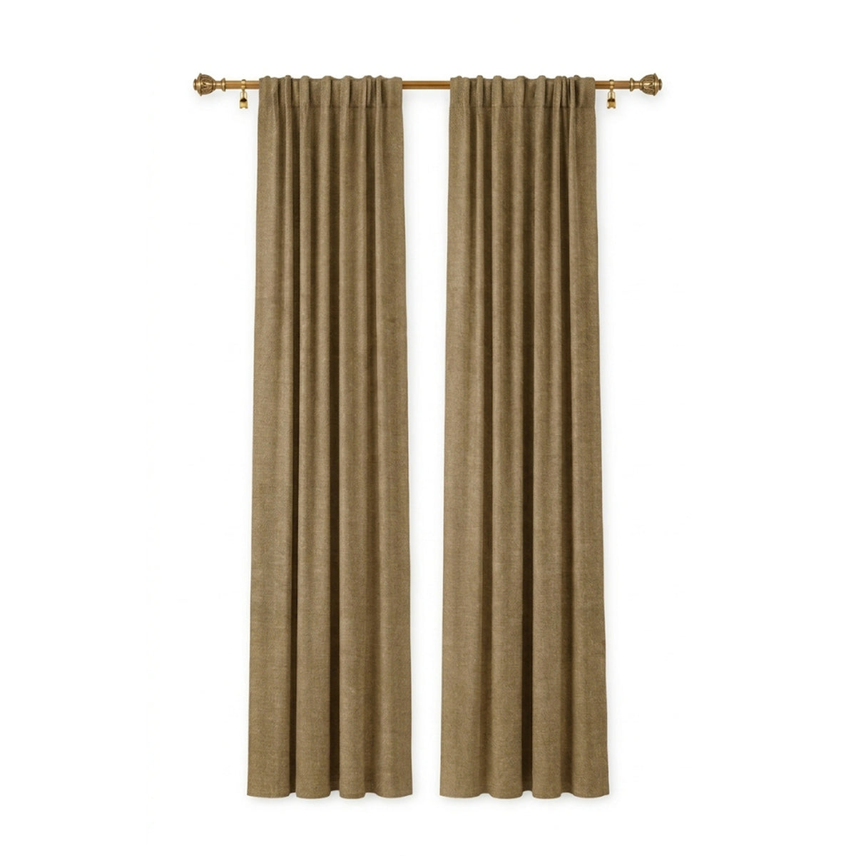 Sand Luxury Plush Drape - view 2