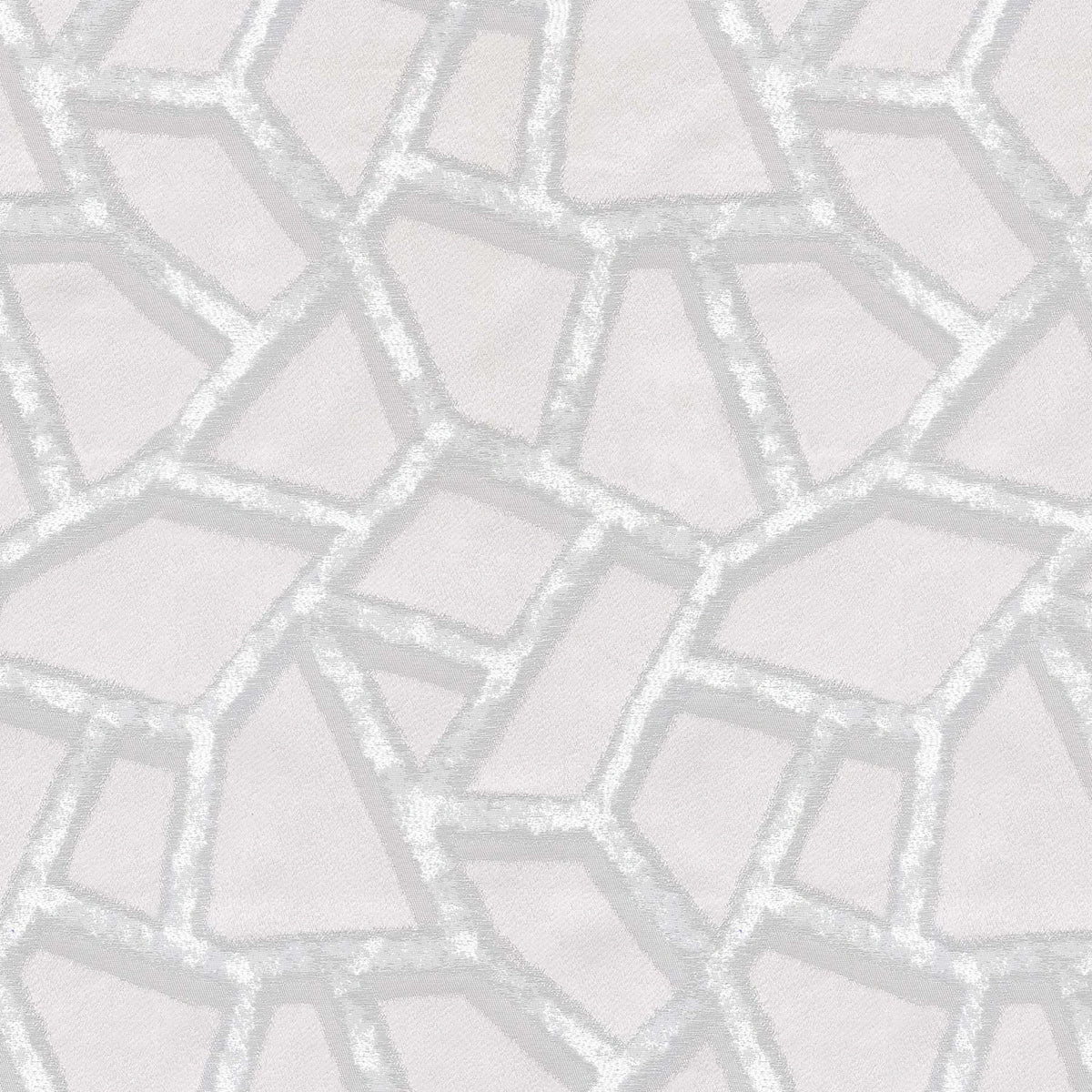 Collage Silver Jacquard Curtain - view 3