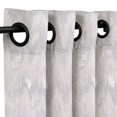 Icicles Silver Jacquard Curtain - alternate view