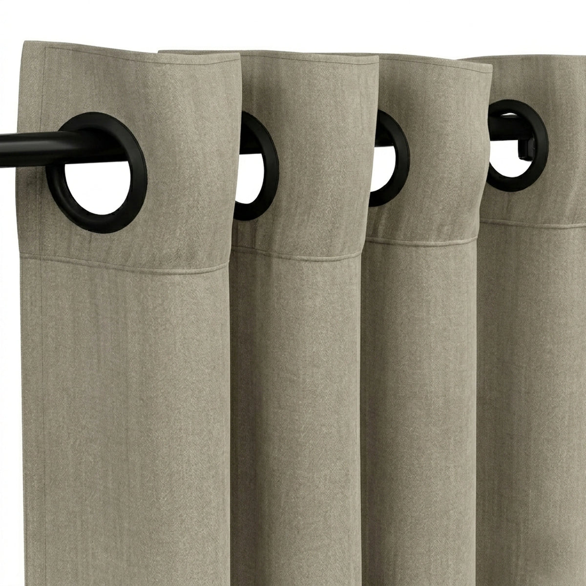 Silver Luxury Plush Drape - view 4
