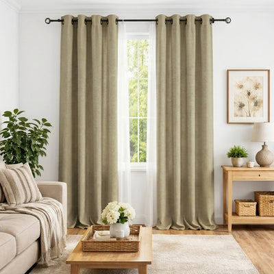 Silver Luxury Plush Drape - Primary image