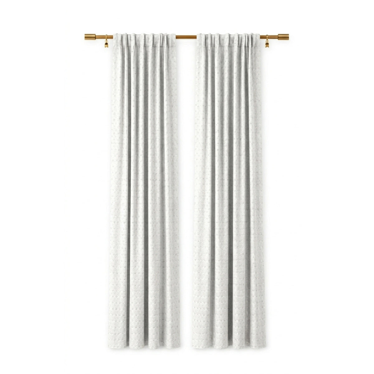 Tessellate Smoke Textured Curtain - view 2