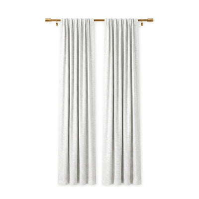 Chinook Snow Textured Curtain - Secondary image