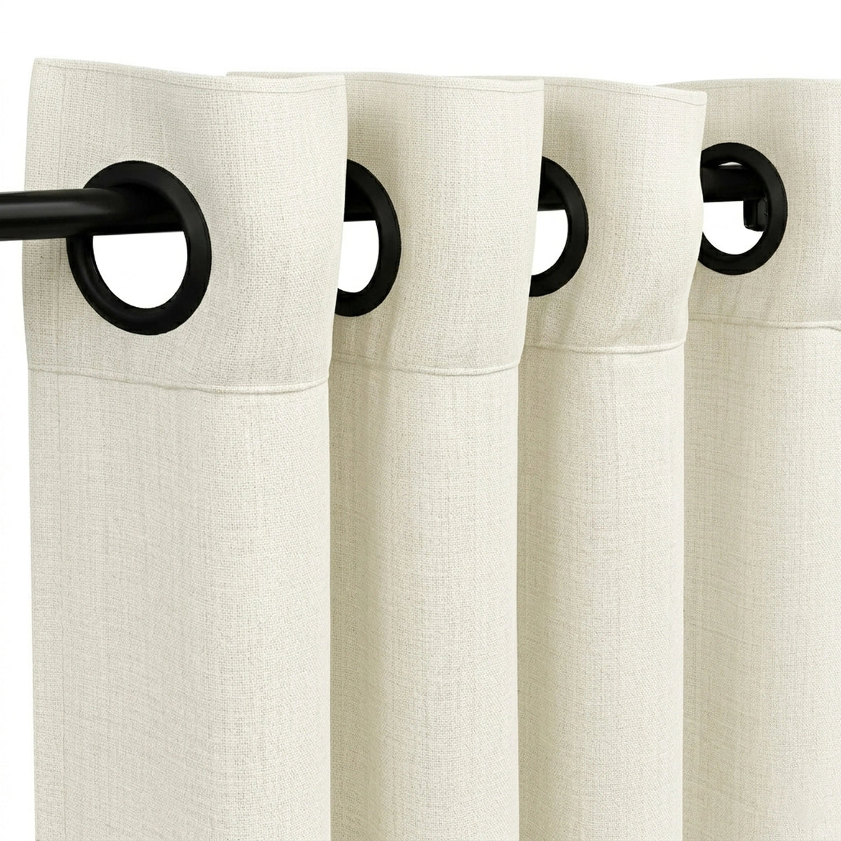 Custom Snow Matte Sheer Curtain - view 2