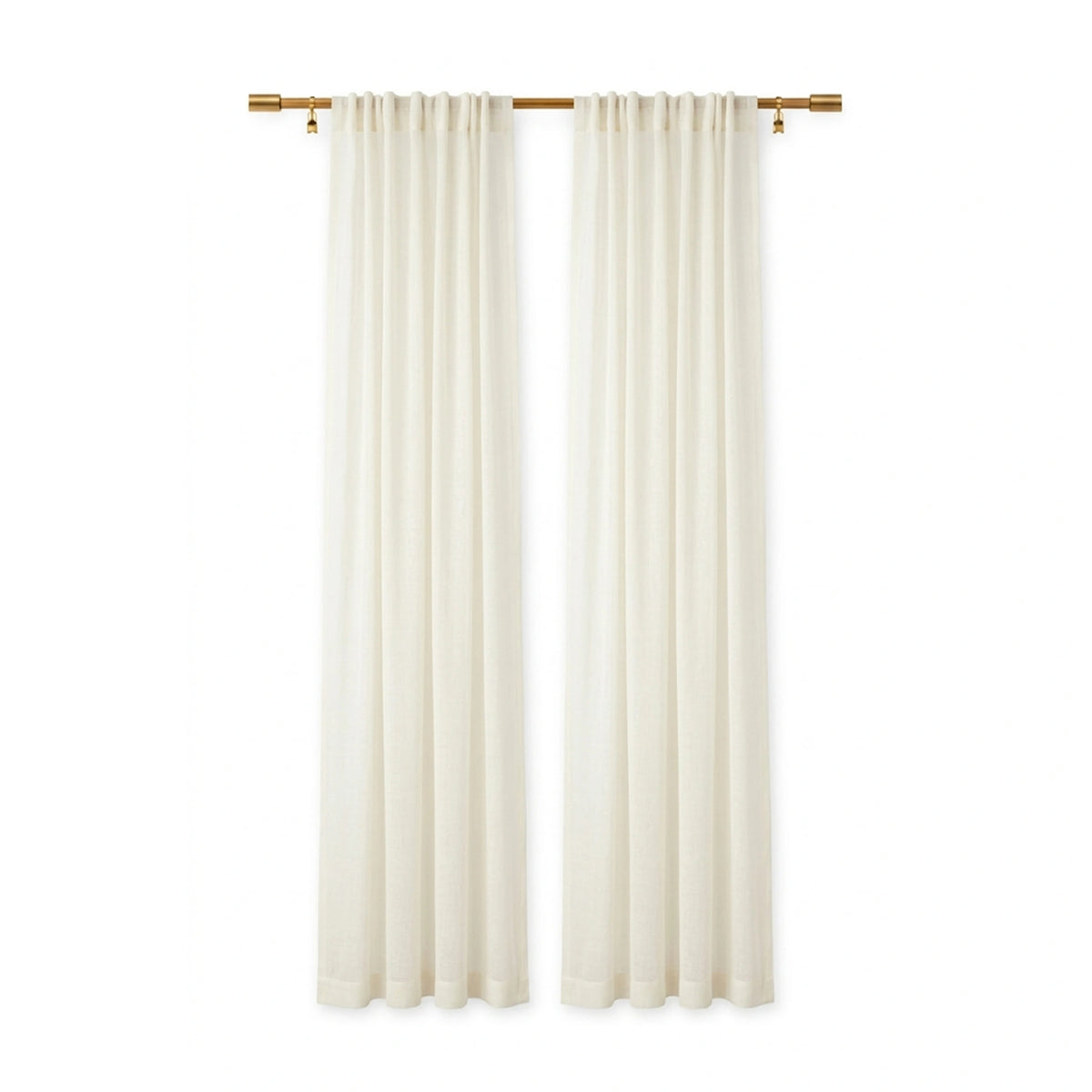 Custom Snow Matte Sheer Curtain - view 3