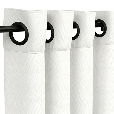 Snow Rill Woven Curtain - alternate view