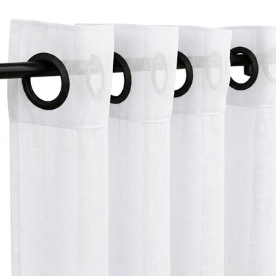 Custom Snow Absolute Sheer Curtain - alternate view