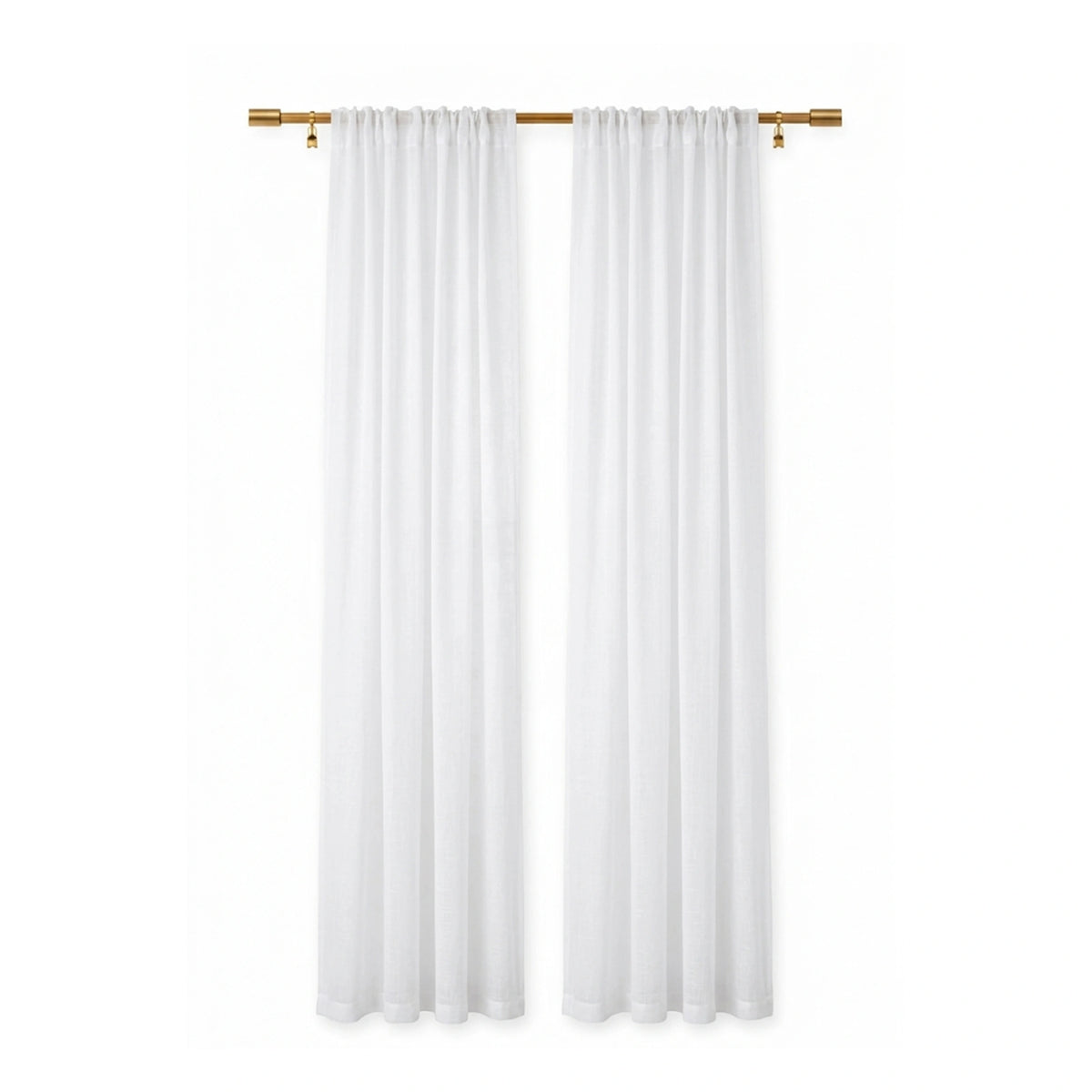 Custom Snow Absolute Sheer Curtain - view 2