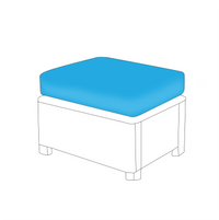 Sunbrella® Rectangular/Square Ottoman Cushions |  ZIPCushions