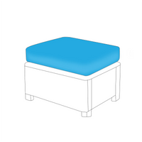 Sunbrella® Rectangular/Square Ottoman Cushions