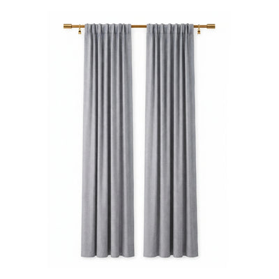 Custom Steel Matte Sheer Curtain - Secondary image