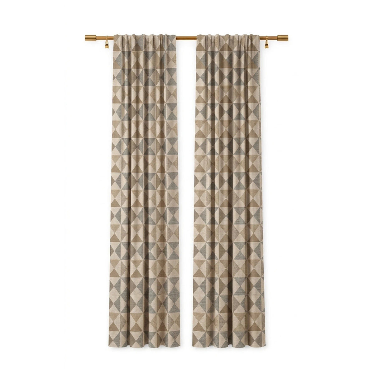 Sunbrella Array Dune Curtain - Image 1 | ZIPCushions