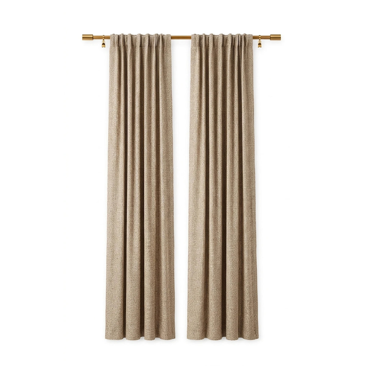 Sunbrella Bliss Sand Curtain - Image 1 | ZIPCushions