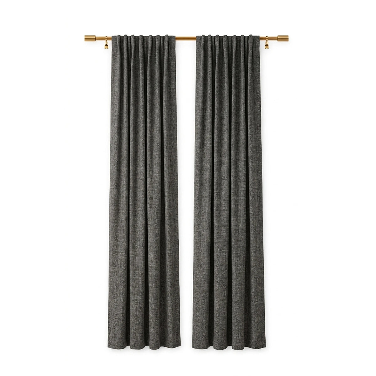 Sunbrella Bliss Smoke Curtain - Image 1 | ZIPCushions