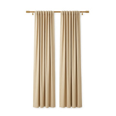 Sunbrella Canvas Antique Beige Curtain