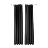 Sunbrella Canvas Black Curtain