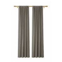 Sunbrella Canvas Charcoal Curtain