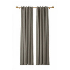 Sunbrella Canvas Charcoal Curtain
