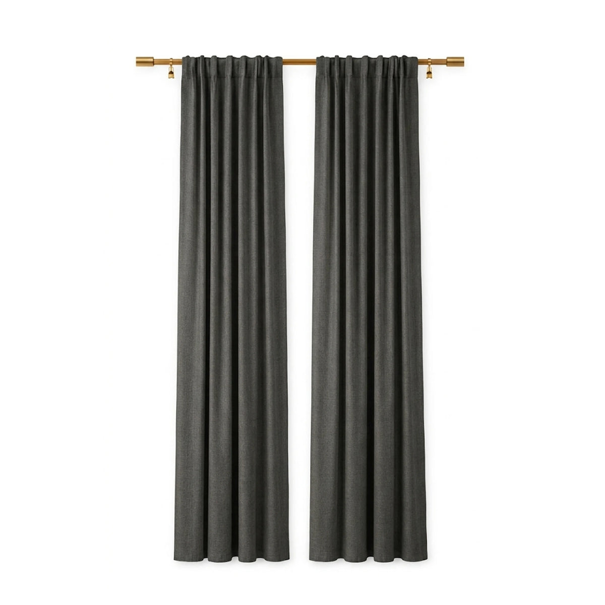 Sunbrella Canvas Flanelle Curtain - Image 1 | ZIPCushions